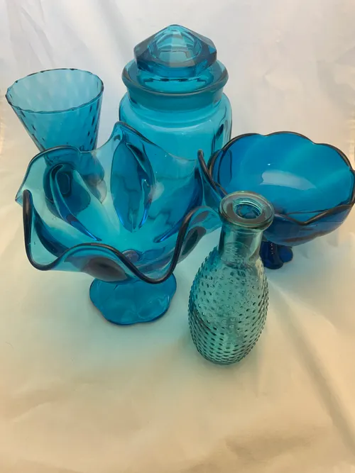 Turquoise Glassware (Variety)