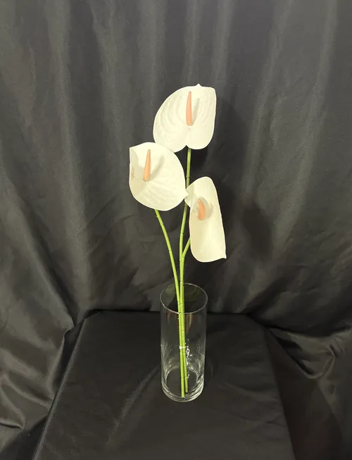 White Premade Modern Vase  Arrangement 2