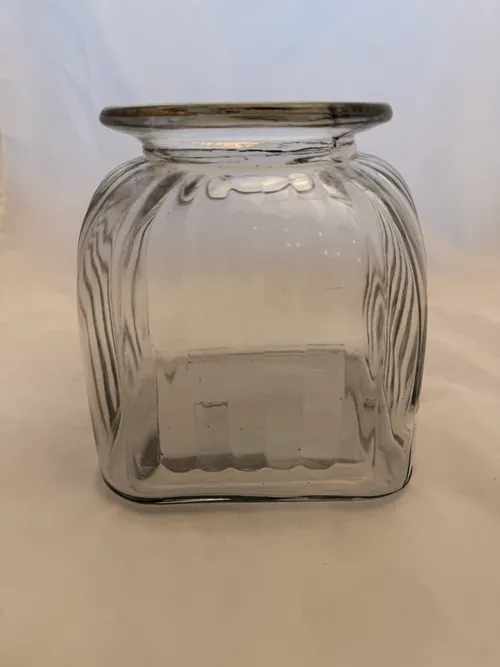 Clear Vintage Jar 2