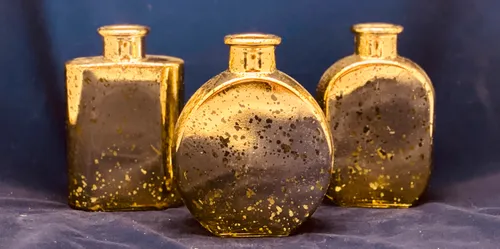 Gold Mercury Vase Small