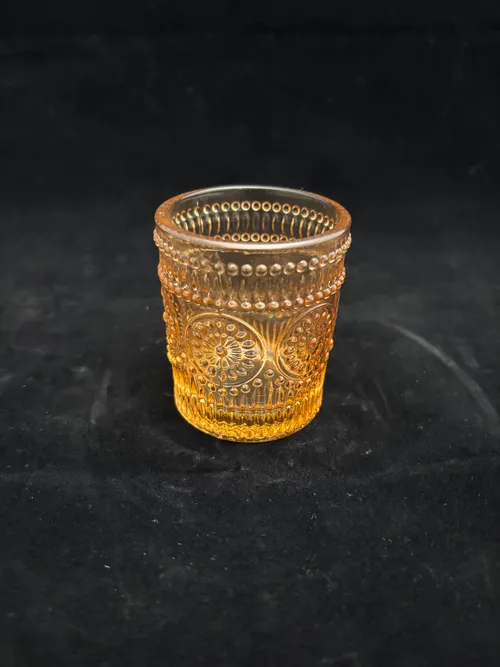Light Amber Circle Votive