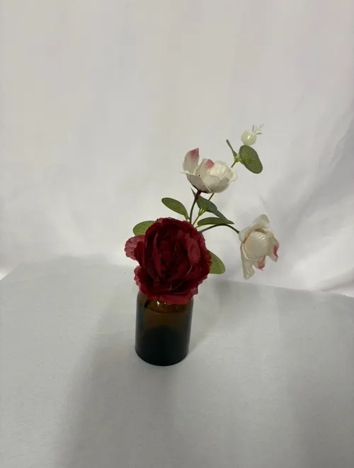 Fall Burgundy Premade Floral Small 2