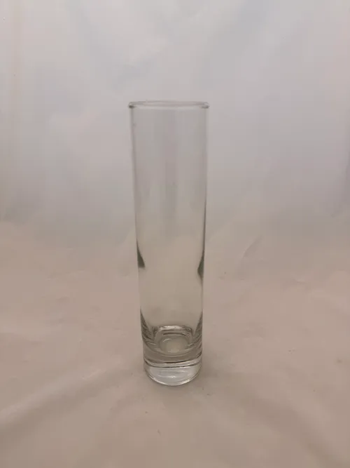 7.5 x 1.5 in Clear Cylinder Vase