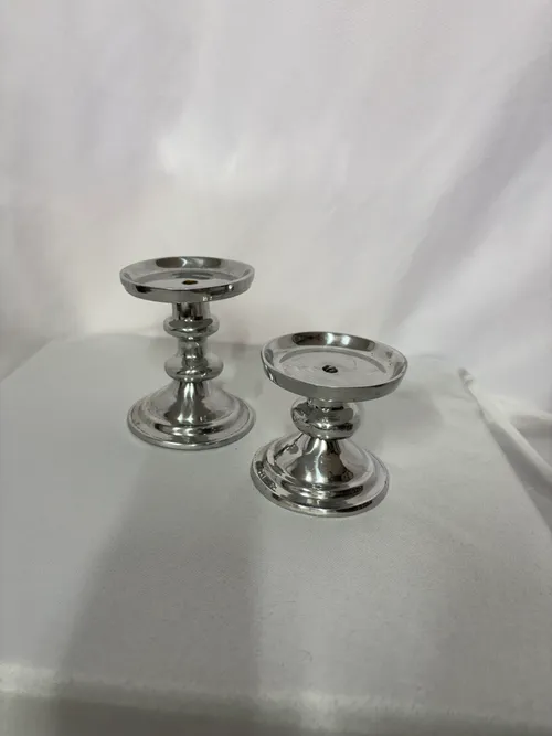 Metal Taper Candle Holder - Set of 2