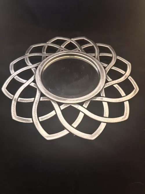 9 In Tarnished Metal Mirror 1