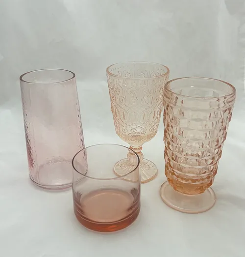 Pink Estate Glassware
