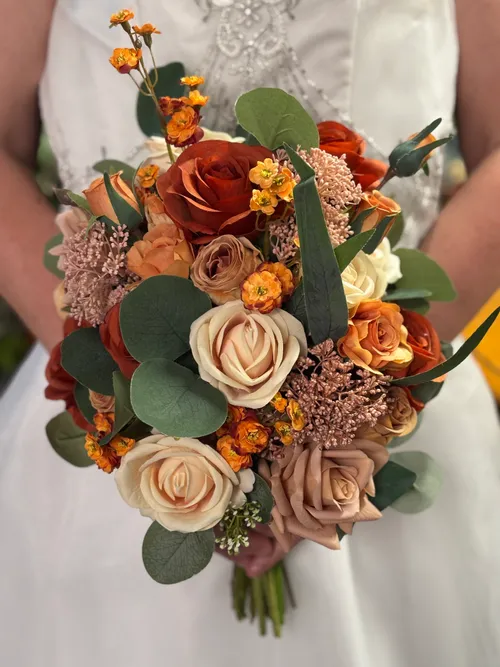 Terracotta Bride’s Bouquet