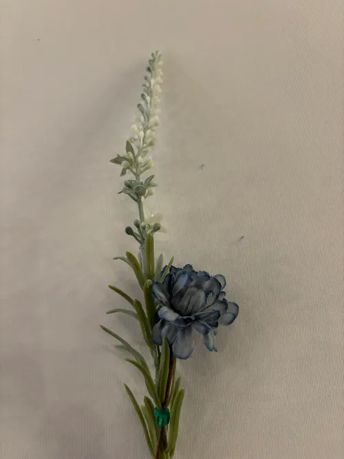 Blue Premade Floral Mini Vase 1