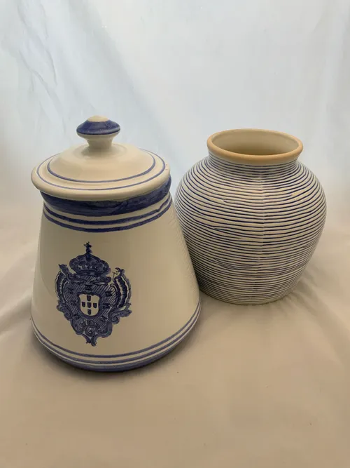 Blue and White Vases (Set of 2)