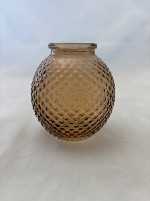 Light Amber Round Votive 