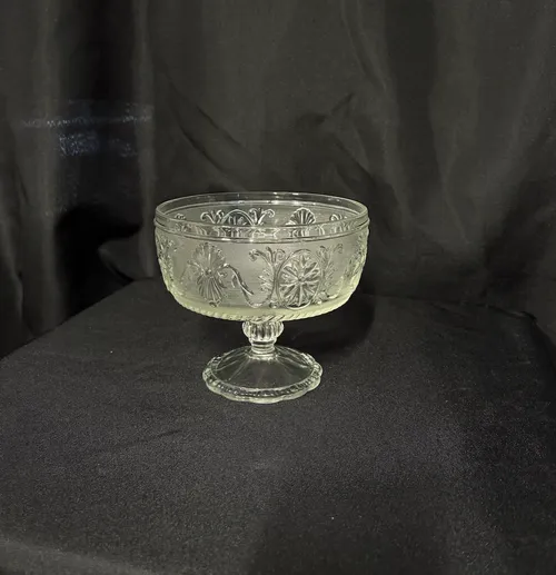 Clear Candy Dish Medium 