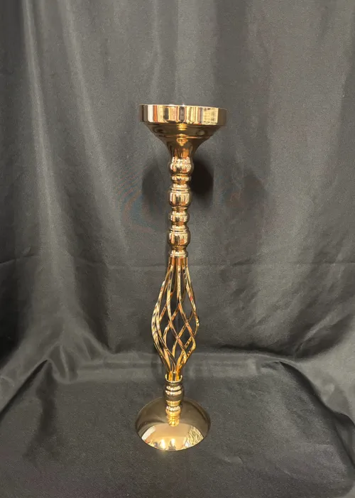 Gold Metallic Flower Stand 