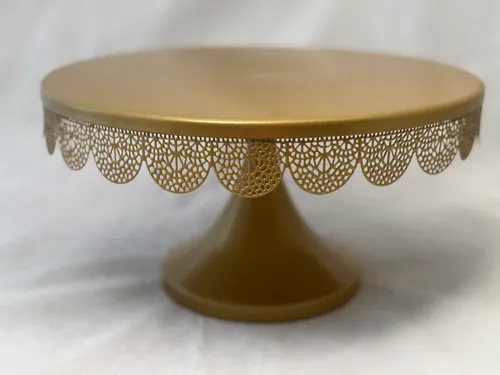 Muted Gold Cake Stand 1