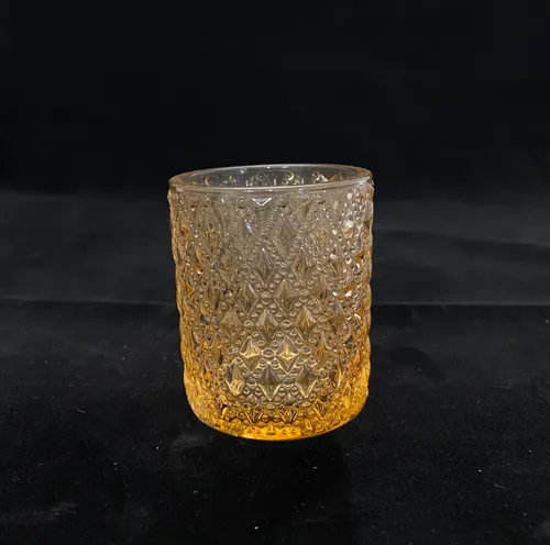 Light Amber Diamond Votive