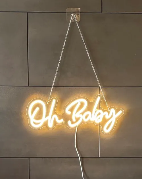 Oh Baby Neon Sign 