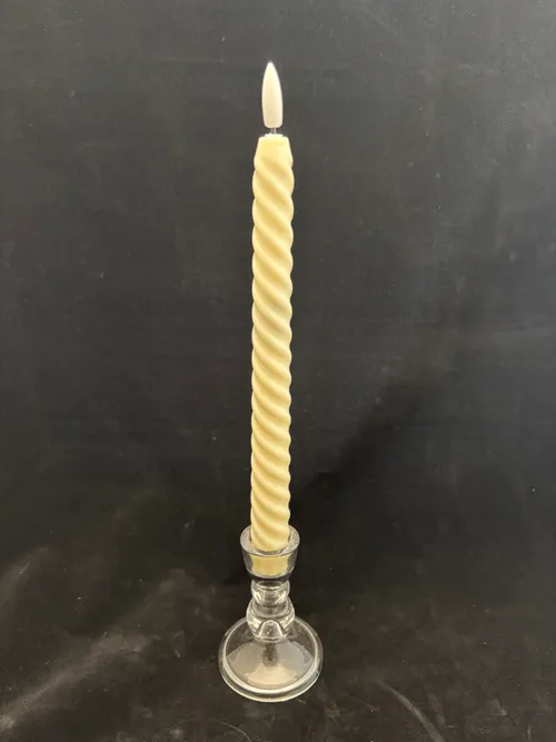 Ivory Twist Candle (Set of 24) 