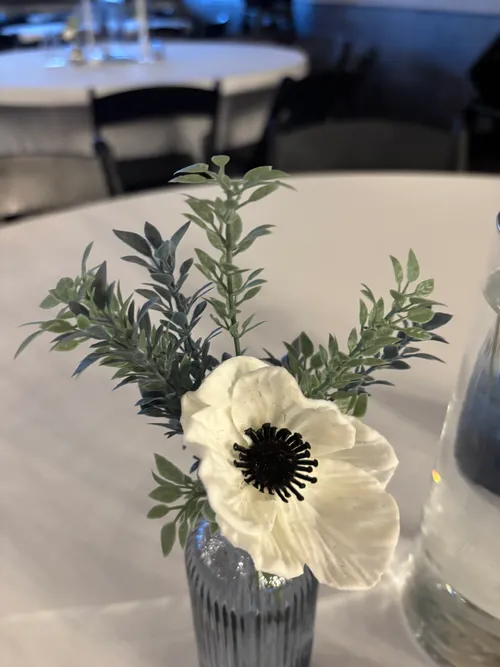 Blue Premade Floral Small Vase 3