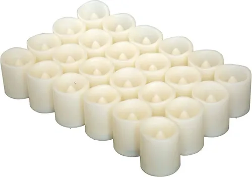 Ivory LED Votive Candle (48 piece set)