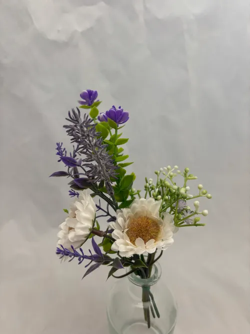 Wildflower Lavender Premade Floral Small Vase