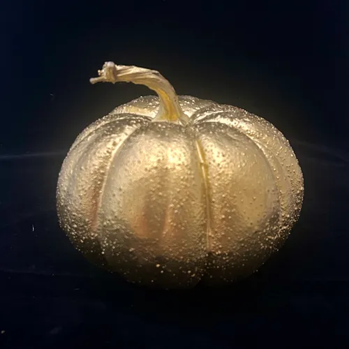 Medium Gold Pumpkin