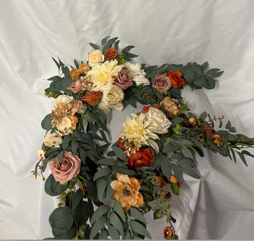 Terracotta 2pc Floral Sign Swag Large 