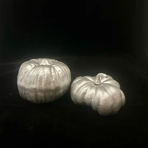 Small Silver Pumpkins