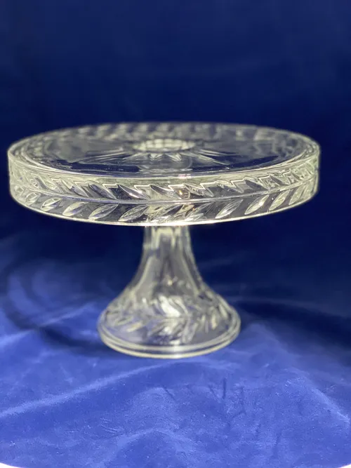 Vintage Clear Cake Stand 5