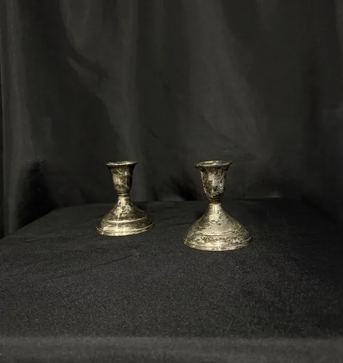 Silver Small Taper (Set of 2) 