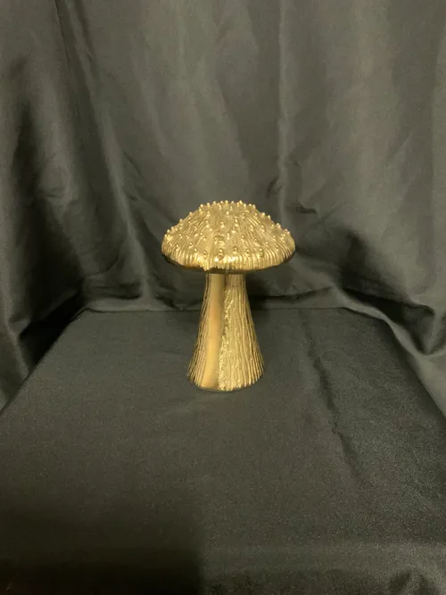 Gold Mushroom 8 Inch