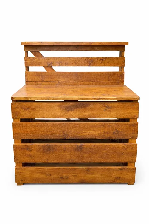 Bar à bonbons en bois – Style rustique