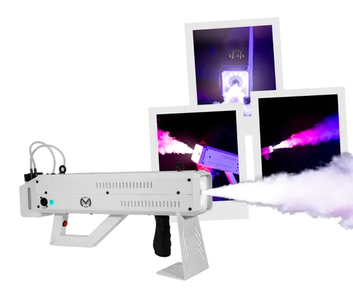 Location pistolet à fumée Fog Blaster 1000 BLANC – liquide inclus, effet visuel percutant