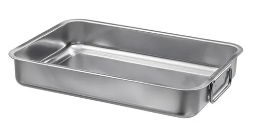 Location plat à four inox 34 × 24 × 5,5 cm – à l’unité