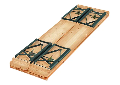 Location banc bois pliant – 6 personnes max (180 × 25 × 45 cm)