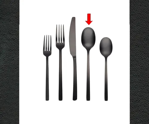 Black Table Spoon
