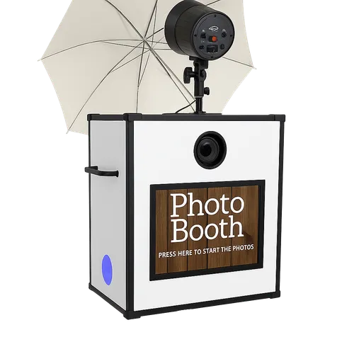 Small White Photo Booth