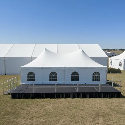 20' x 40' Marquee Tent with 8' x 40' VIP Deck Lounge