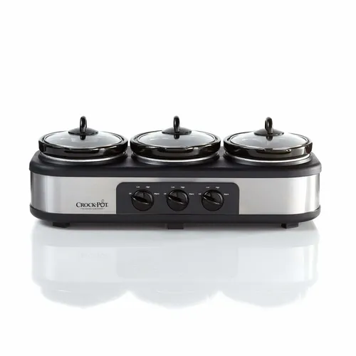 Triple Crock Pot Food Warmer