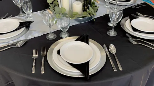 White, Silver & Black