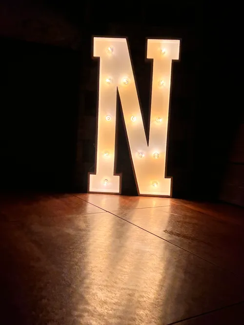 36in Light Up Marquee Letter N