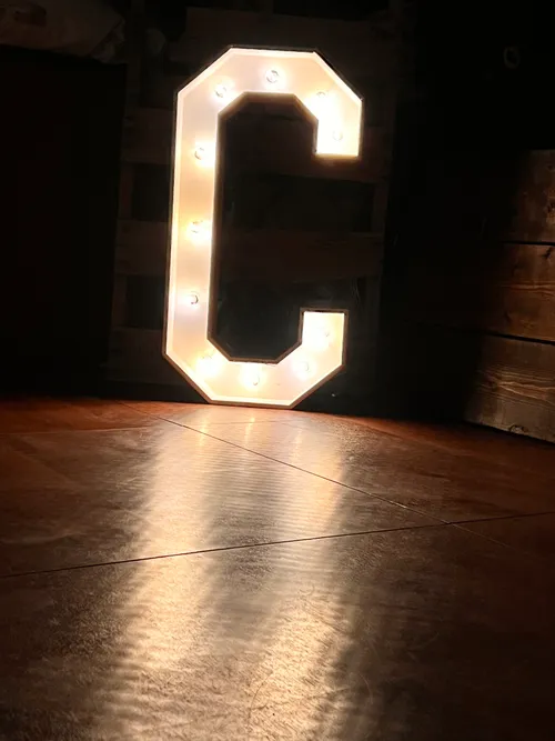 36in Light Up Marquee C