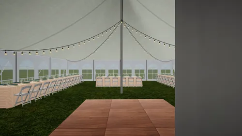 Pole Tent Lighting $/FT