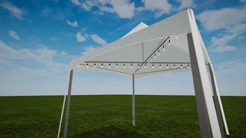 X Pattern Lights (10' x 10' Marquee Tent)