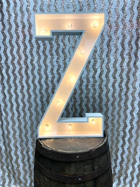 36in Light Up Marquee Letter Z