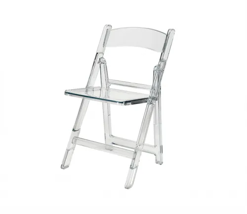 Clear Folding Chair (Deluxe)