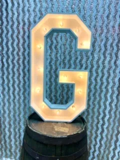 36in Light Up Marquee Letter G