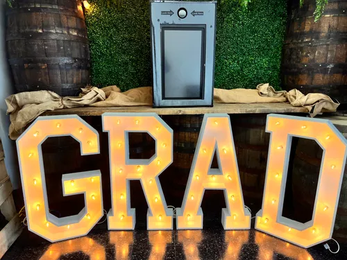 Grad Light Up Sign (3ft tall)