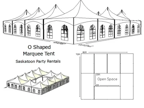 O Shaped Marquee Tent