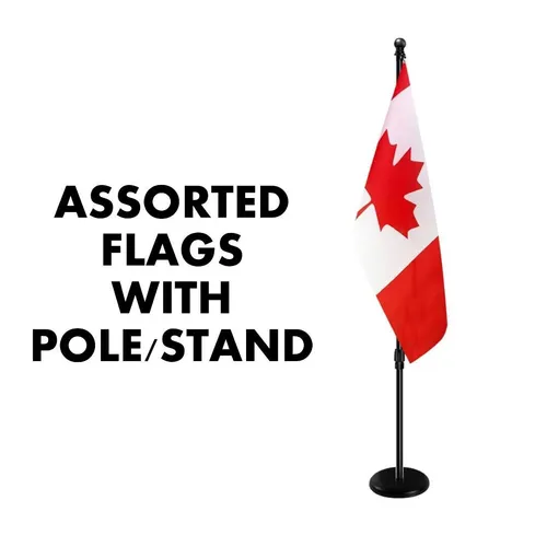 Flag 3' x 5' (with 6' - 8' stand)
