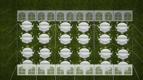 192 Guest 40x60 Pole Tent Package