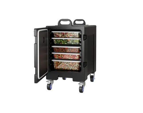 Insulated Food Pan Carrier W/Wheels